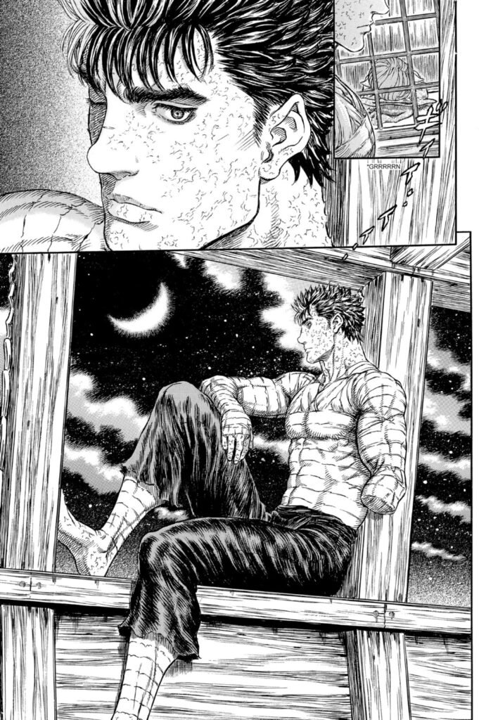 Guts reflection - wrapped in Bandages - Berserk manga Greatest Manga of All Time