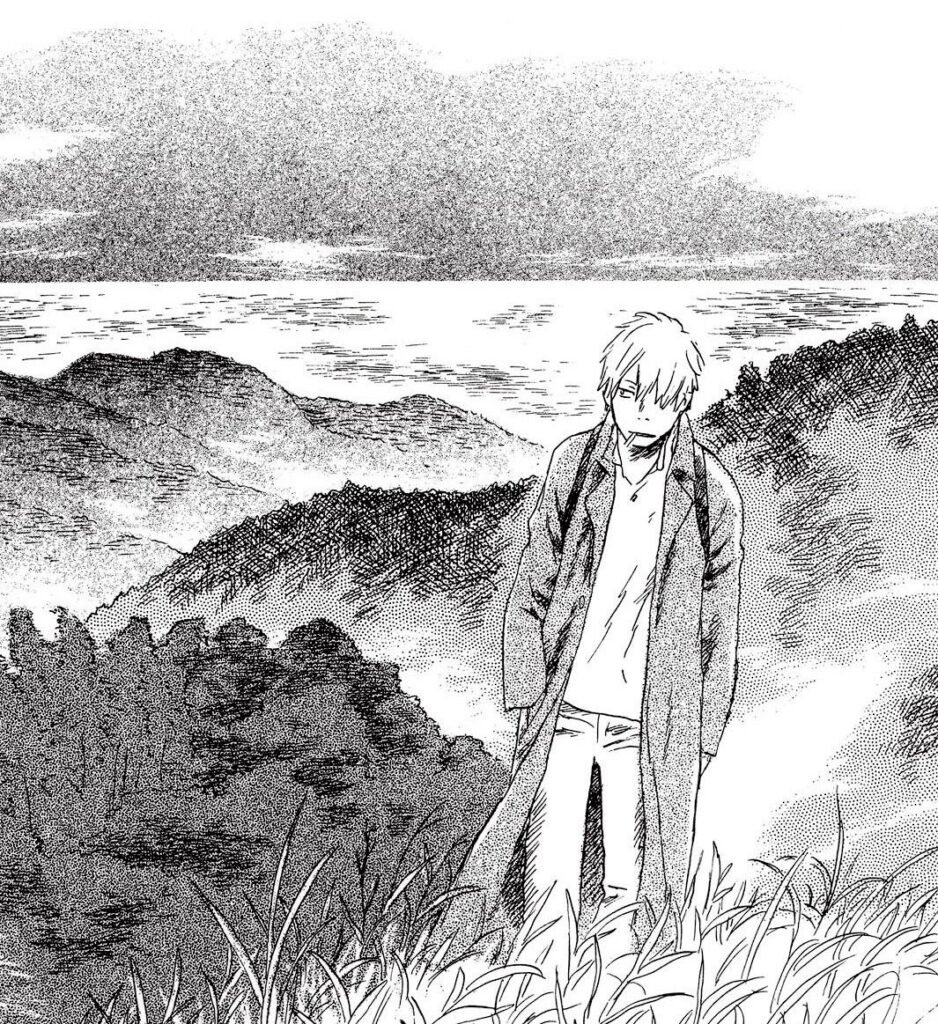 MushiShi Environmental Manga Human Nature fighting the elements Environment theme