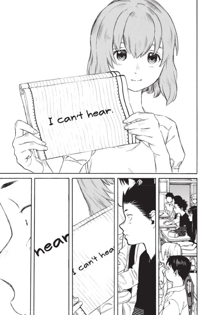 Emotional Manga Silent voice 