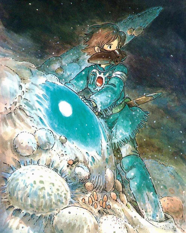 Nausicaa Environmental Manga Human Nature fighting the elements Environment theme